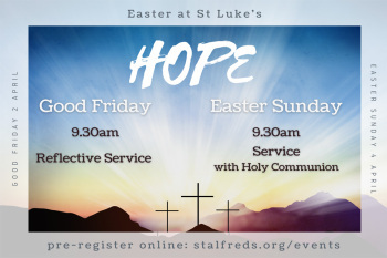 Easter Services at St Luke's