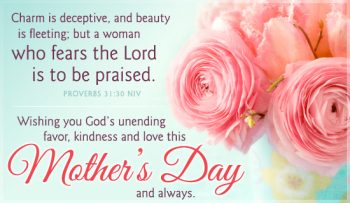 Sunday May 8, Mother's Day