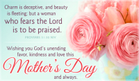 Sunday May 8, Mother's Day