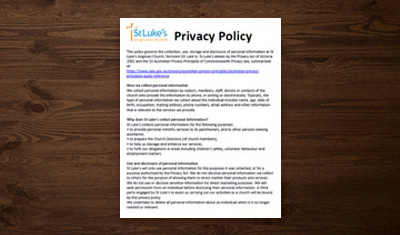 Privacy Policy